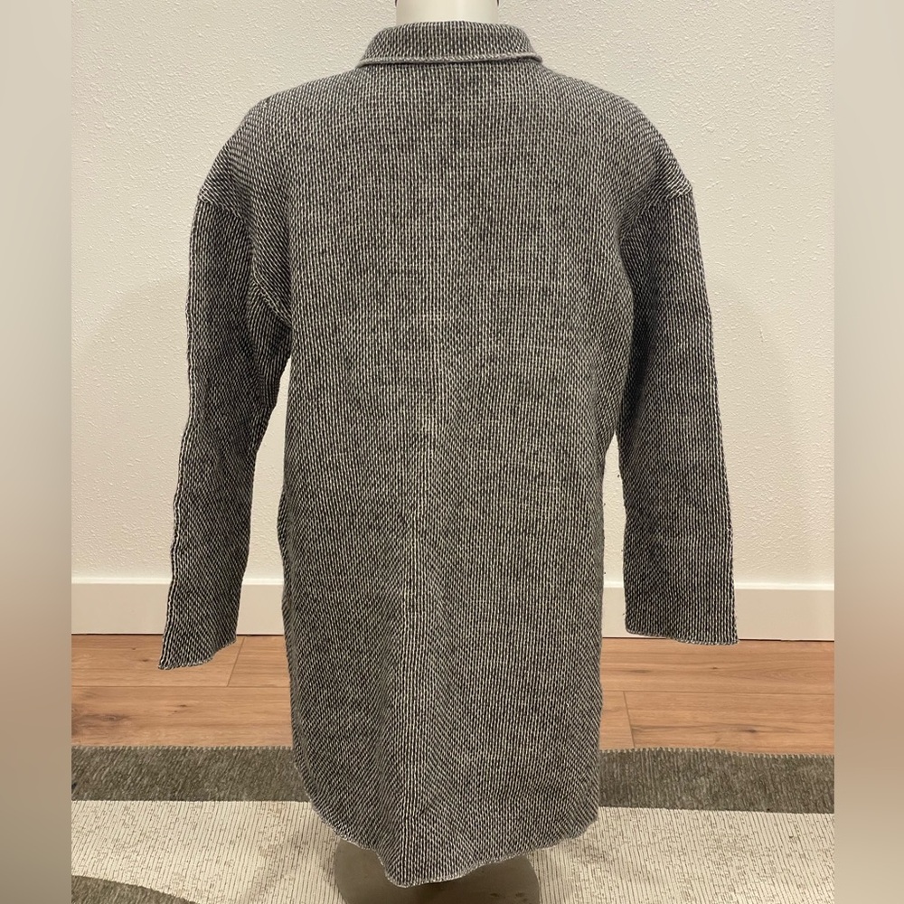 Eileen Fisher Medium Textured Cotton Sweater Coat, Medium. Like- New. - Picture 6 of 14